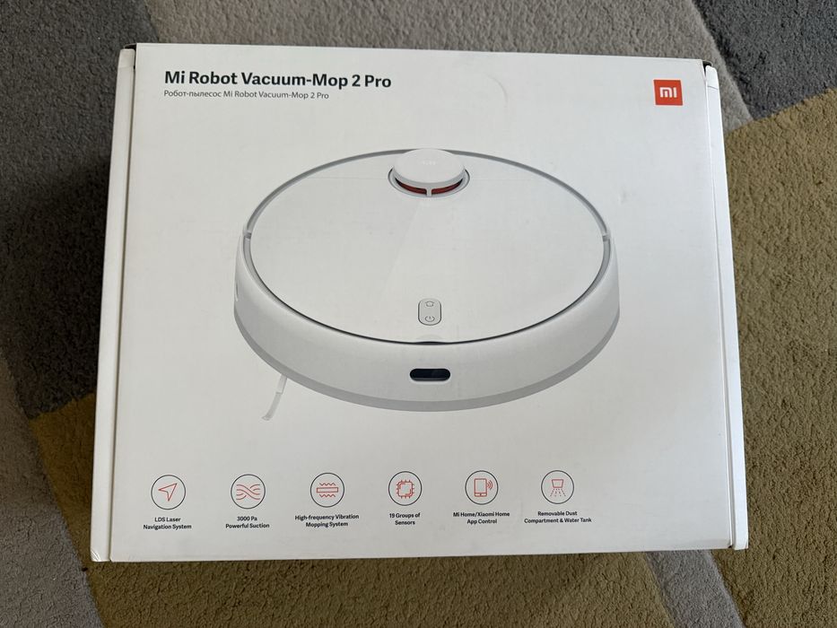 Робот пилосос Xiaomi Mi Robot Vacuum-Mop 2 Pro White