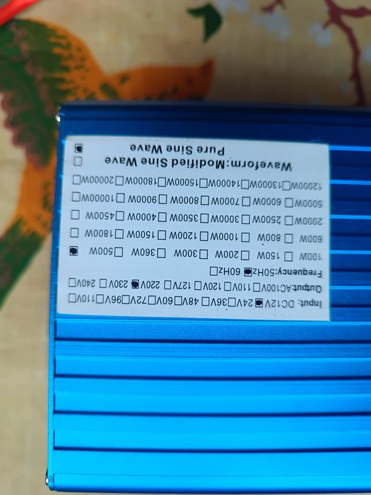 Продам инвертор 500w - чистый синусоид