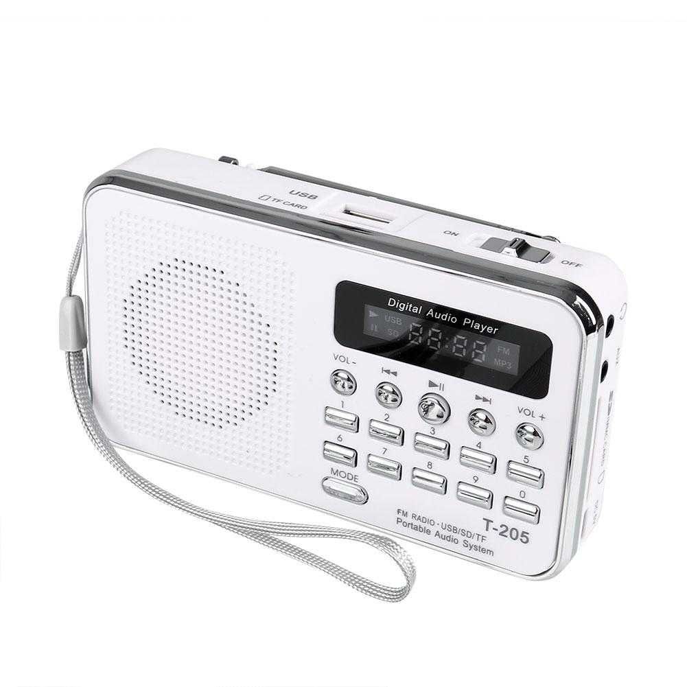 Радиоприемник T-205 MP3 плеер FM радио приемник радіо приймач microSD
