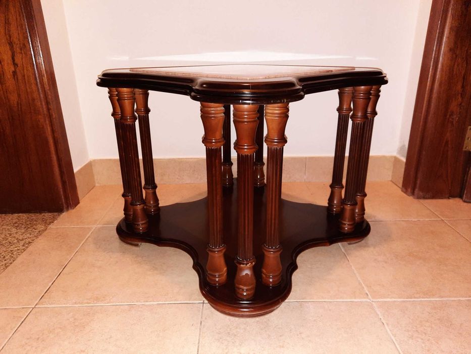 Conjunto de mesas de centro e canto para sala de estar