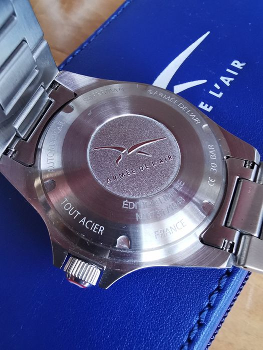 Zegarek Yema Superman French Air Force Steel Limited Edition YAA41-AMS