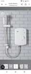 Elektryczny podgrzewacz wody  prysznic Triton Enrich 10.5 kW – biały