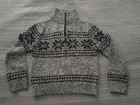Zimowy sweter dla chlopca r. 128