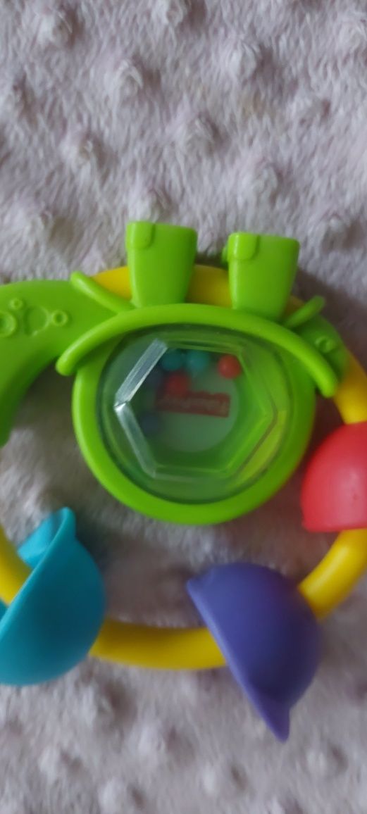 Grzechotka gryzak fisher price sensoryczna zabawka