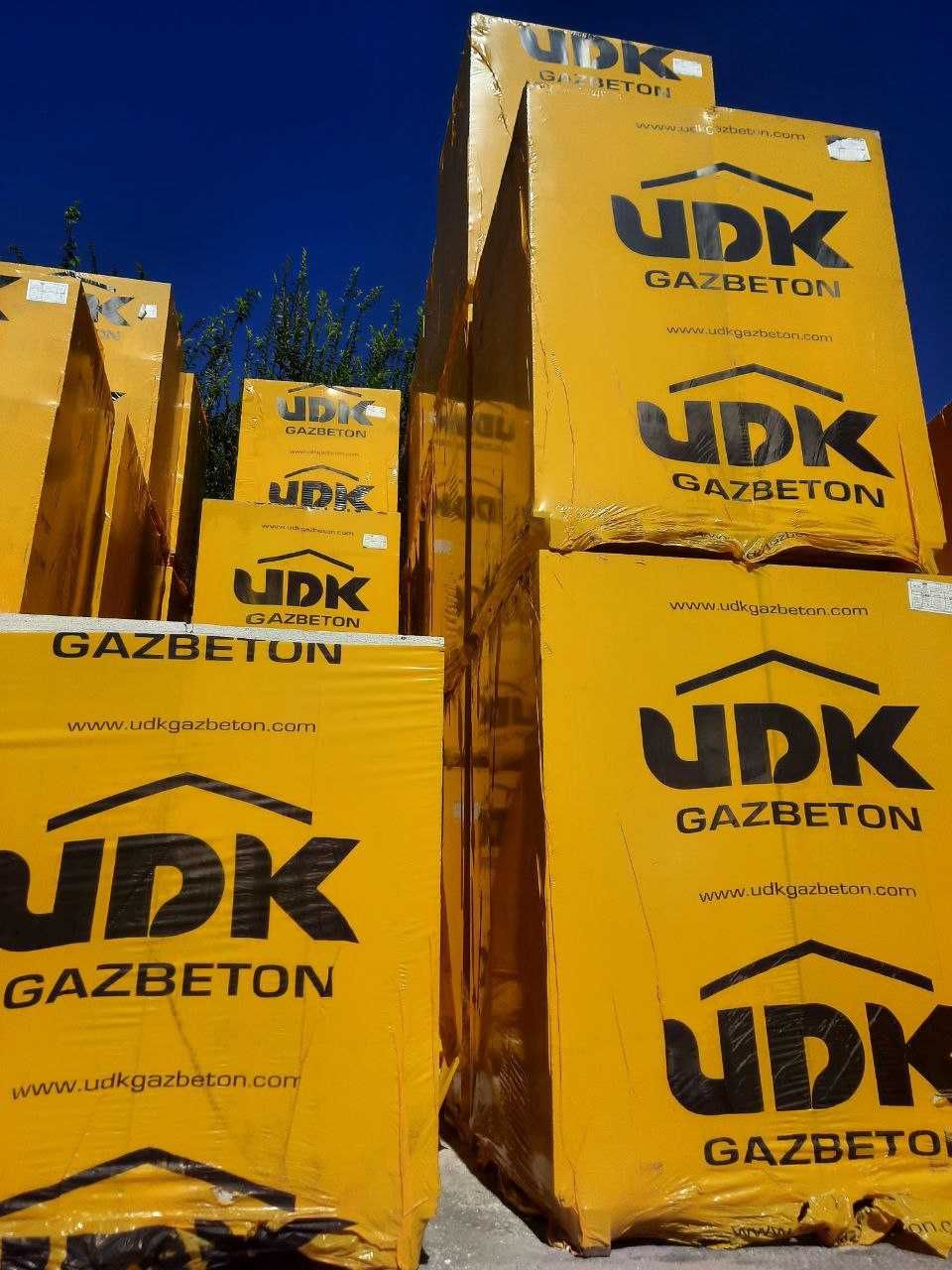 Газобетон ЮДК (UDK) 100/150/300/400мм х200ммх600мм