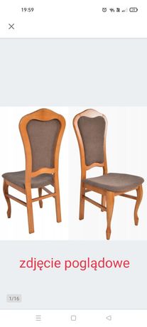 Komplet 12 krzeseł + stół w gratisie