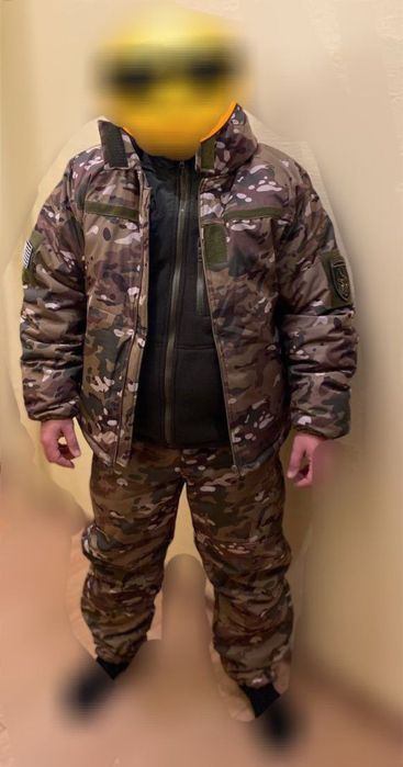 Зимова форма штани Мультикам + куртка Softshell Ukr-Tac розмір XXL