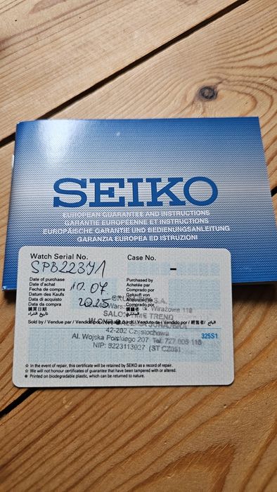 Seiko presage model spb223J1 Gmt limitacja