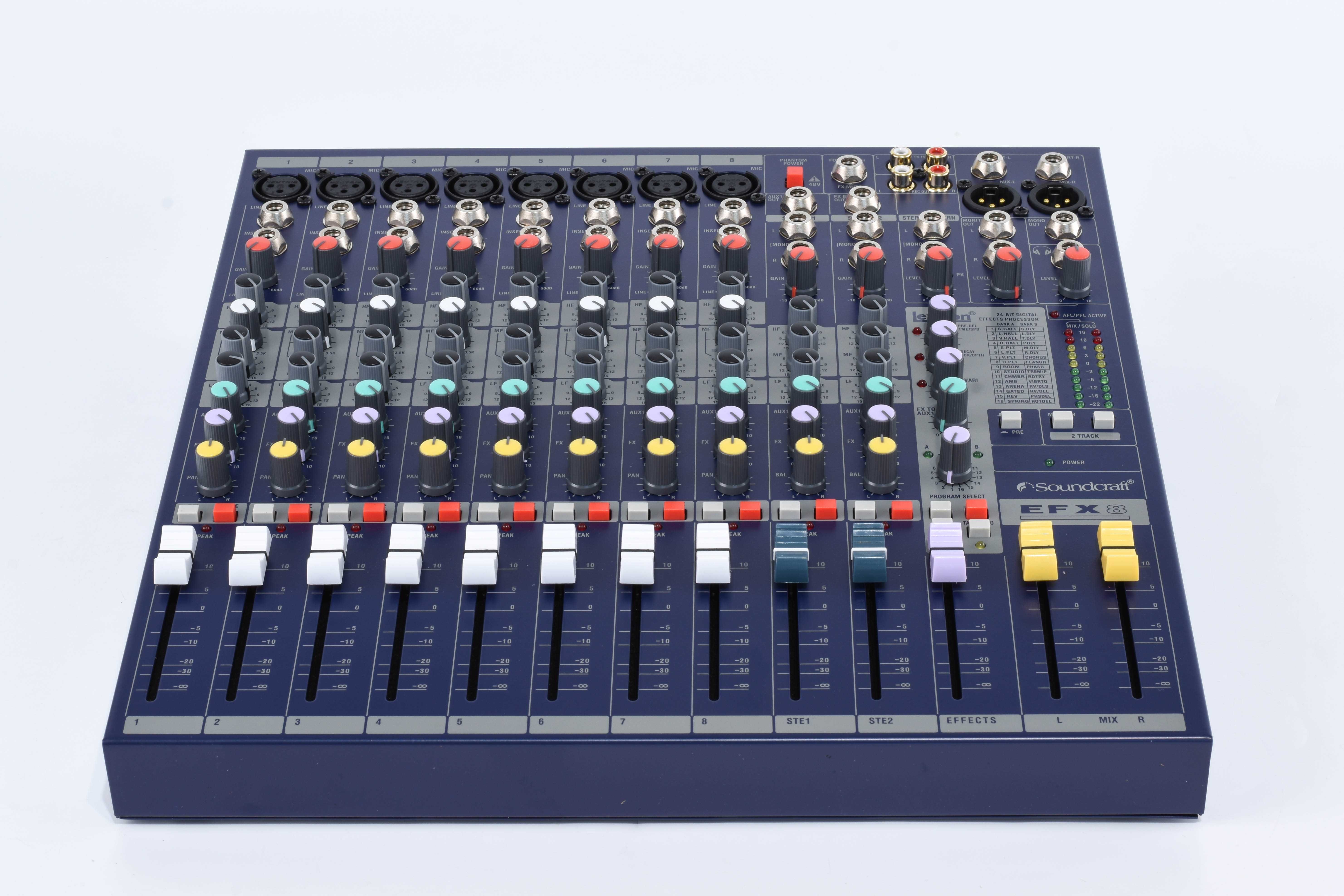 Пасивний мікшерний пульт з процесором ефектів Lexicon SOUNDCRAFT EFX8