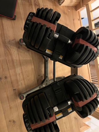 Hantle Bowflex SelectTech 552i 
+ STOJAK Hantle regulowane