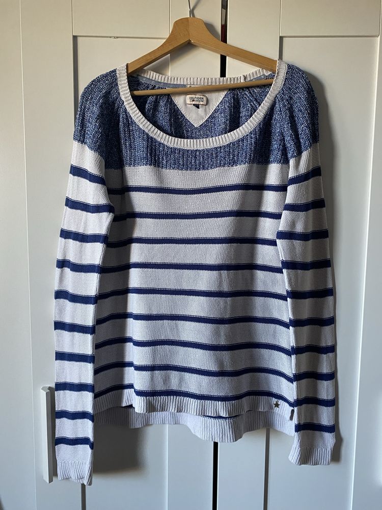 Klasyczny sweter w pasy Tommy Hilfiger