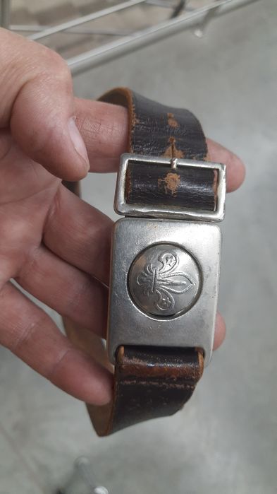 Scout assn approved patt, лілія, британський скаут пластун, шкіра, б/в