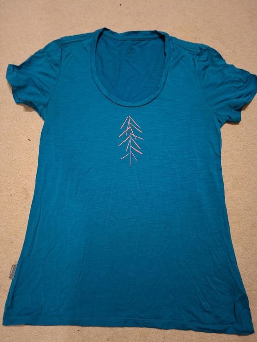 ice breaker женская футболка М, шерсть мериноса