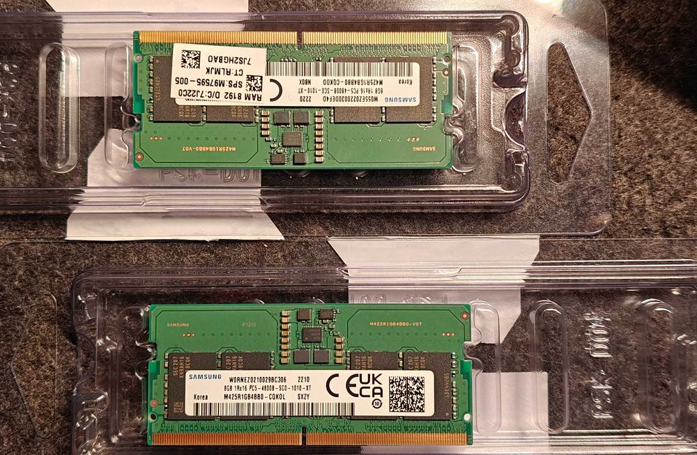 Пам'ять для ноутбуків Samsung 16GB (2х 8GB) SO-DIMM DDR5 4800 MHz