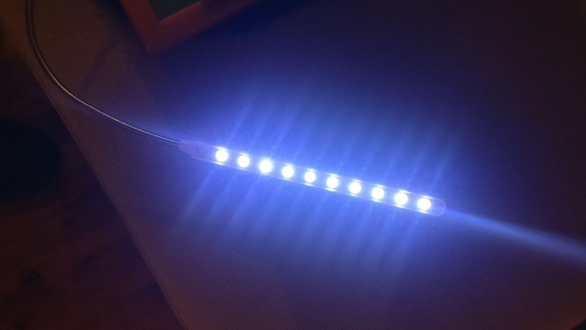 Candeeiro led para portátil