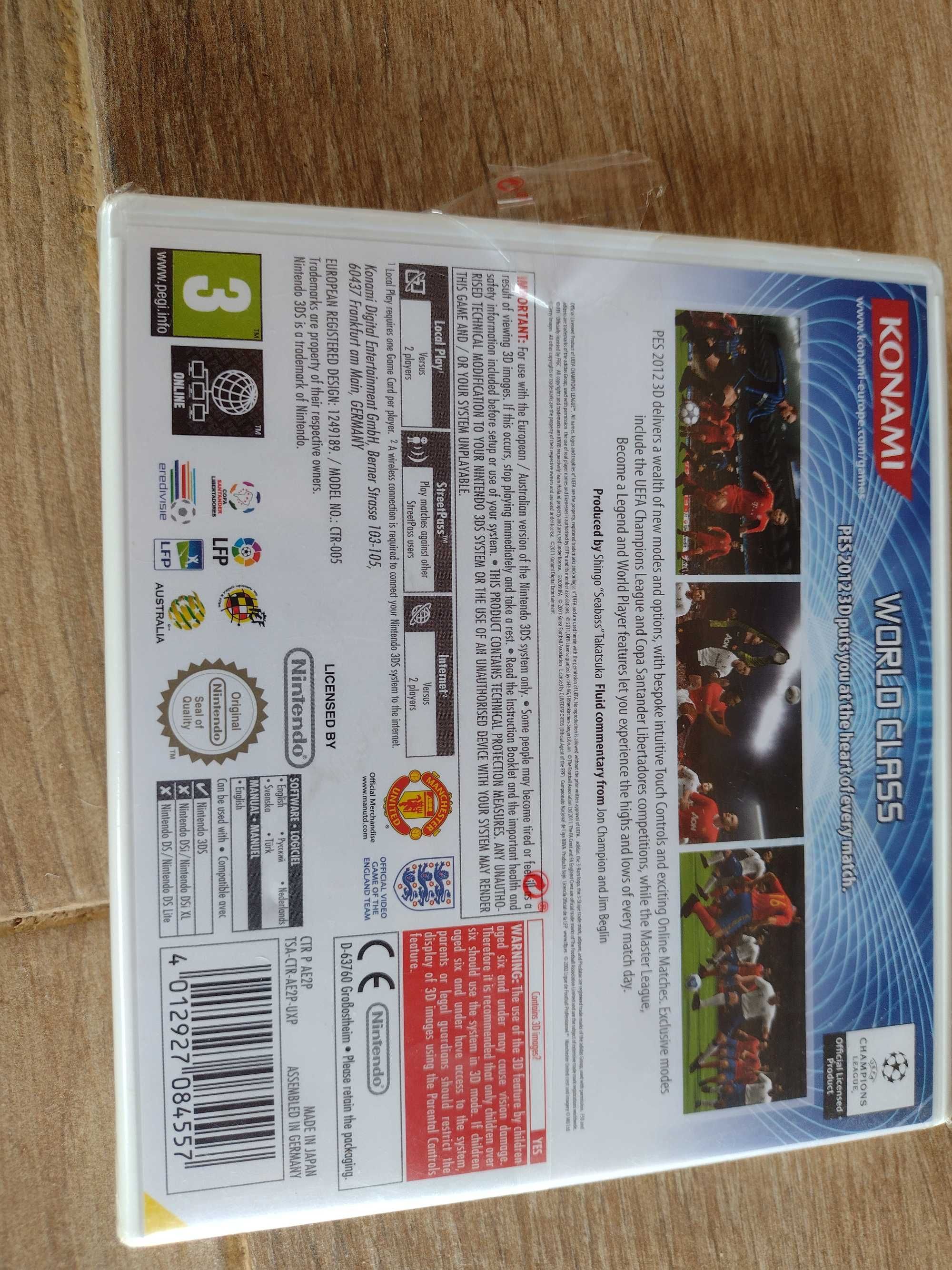Jogo PES2012 para Nintendo 3DS