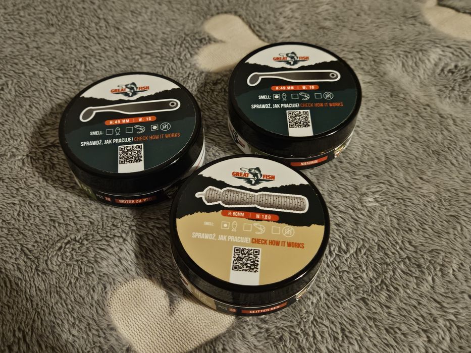 Great Fish 2 słoiki gf1 i jeden słoik gf2