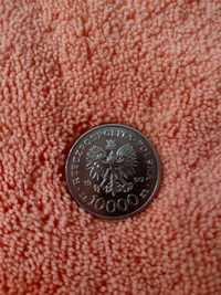Moneta mosiężna o nominale 10 000  z roku 1990