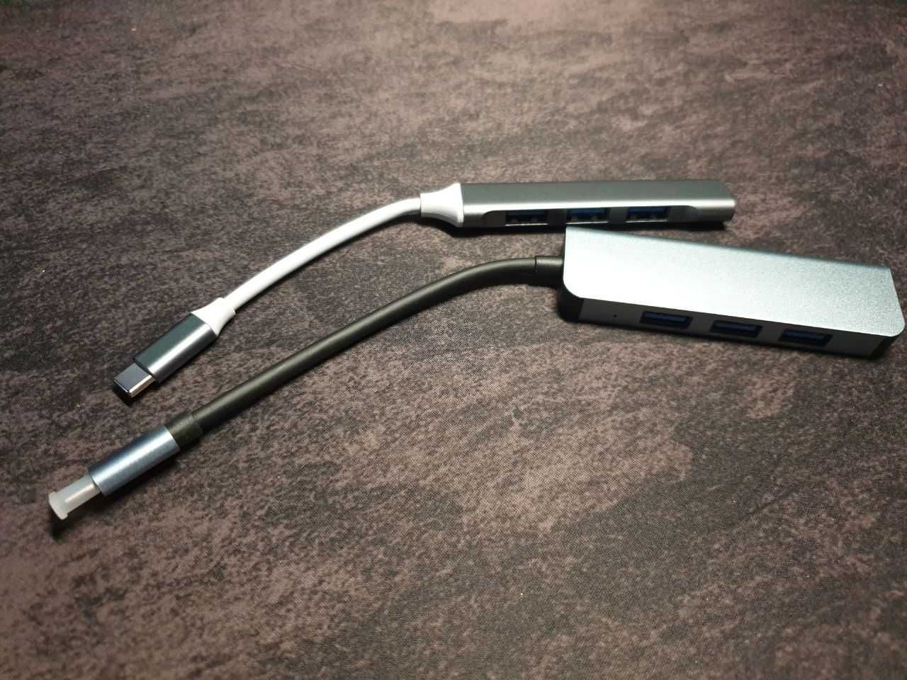 USB-C хаб (4в1) для MacBook/PC (USB 3.0 / USB 2.0)