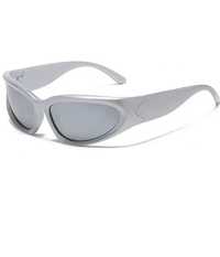 Сонцезахисні окуляри ока-мухи прямокутні жіночі чоловічі в стилі 90-х