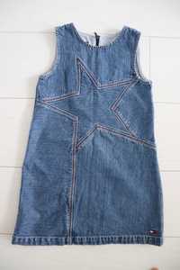 jeansowa sukienka Tommy Hilfiger rozmiar 6lat 116/122 idealny stan