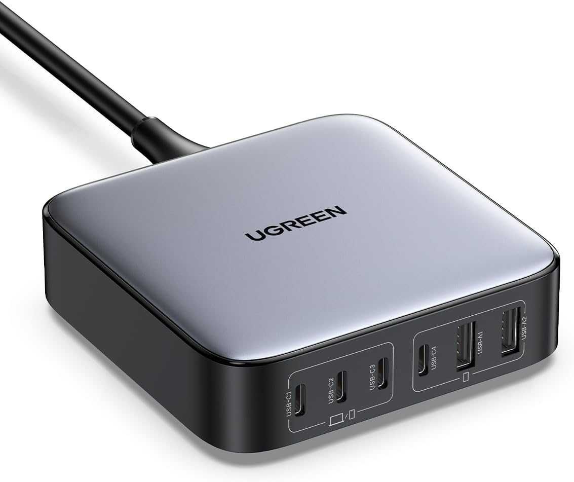 Ładowarka sieciowa Ugreen 2XUSB-A, 4XUSB-C, 200W