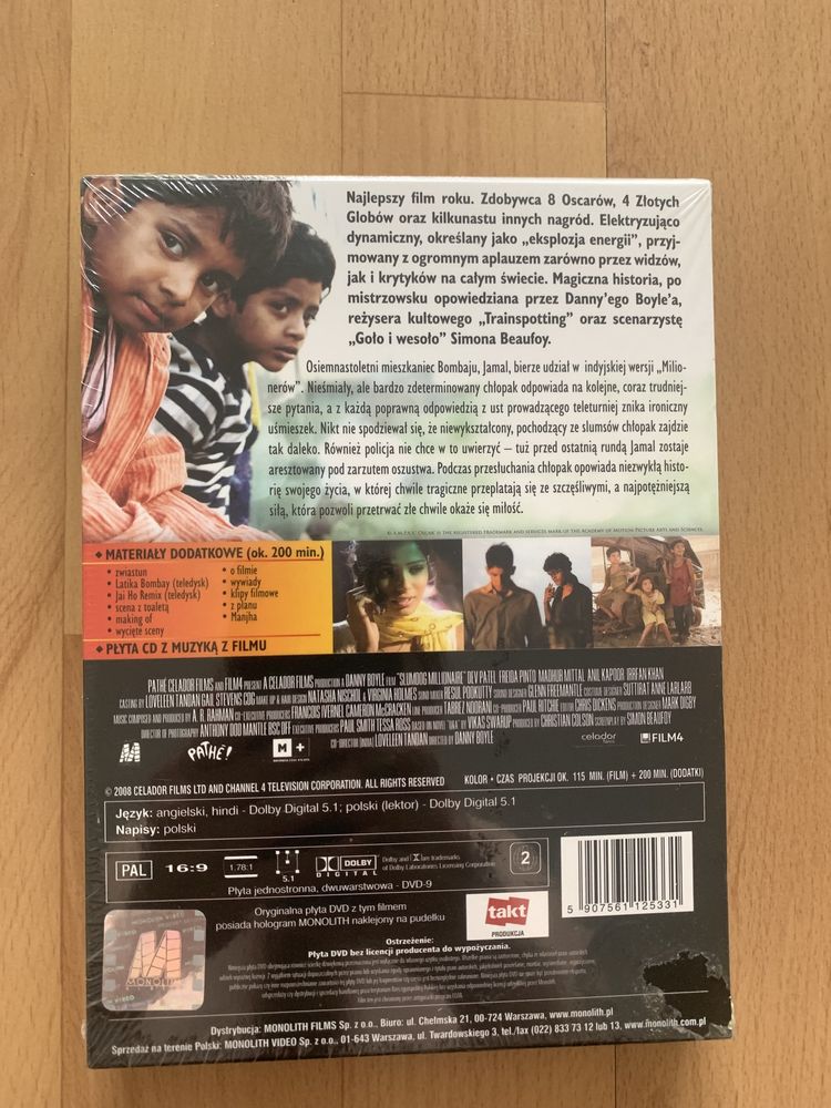 Slumdog Milioner z Ulicy Edycja Limitowana DVD
