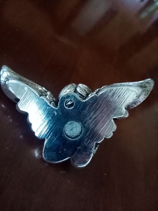 Сувенір, статуетка "Ангел", гальванопластика срібло 925 проба