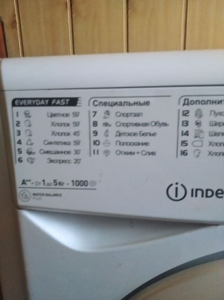 Стиральная машинка Indesit