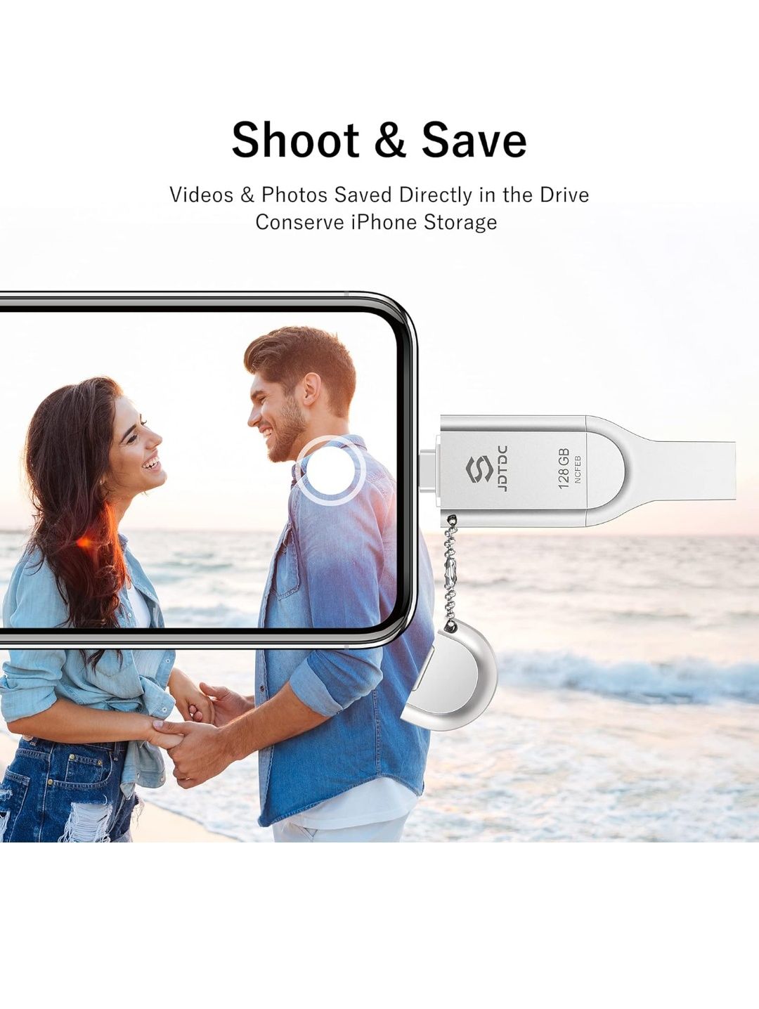 Флеш-накопичувач JDTDC для iPhone на 128 Г.