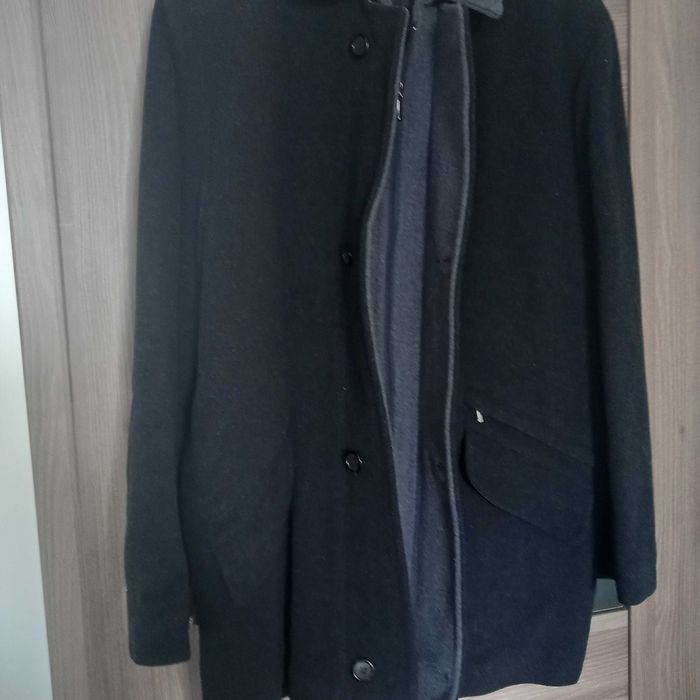 Męska zimowa kurtka z flauszu PANTEX w rozmiarze 54.