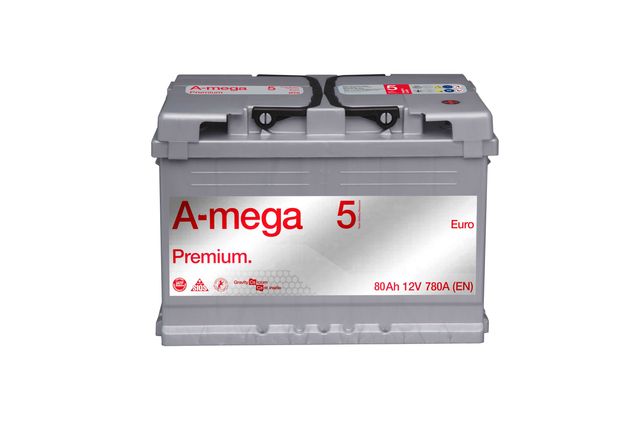 Akumulator Amega 80 Ah 780 A PREMIUM M5