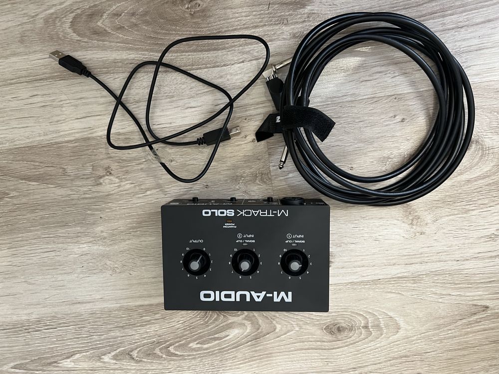 M-Audio M-Track SOLO - Interfejs Audio USB kab ibanez
