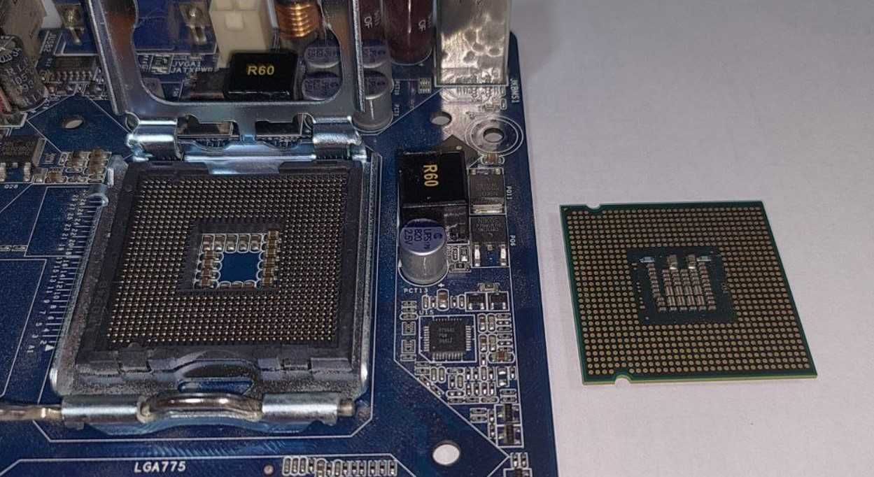 Материнська плата Biostar G31D-M7 сокет 775 + проц Core 2 Duo E7400