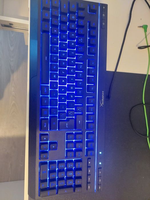 Teclado hyper x e rato gamer razer deathadder essential