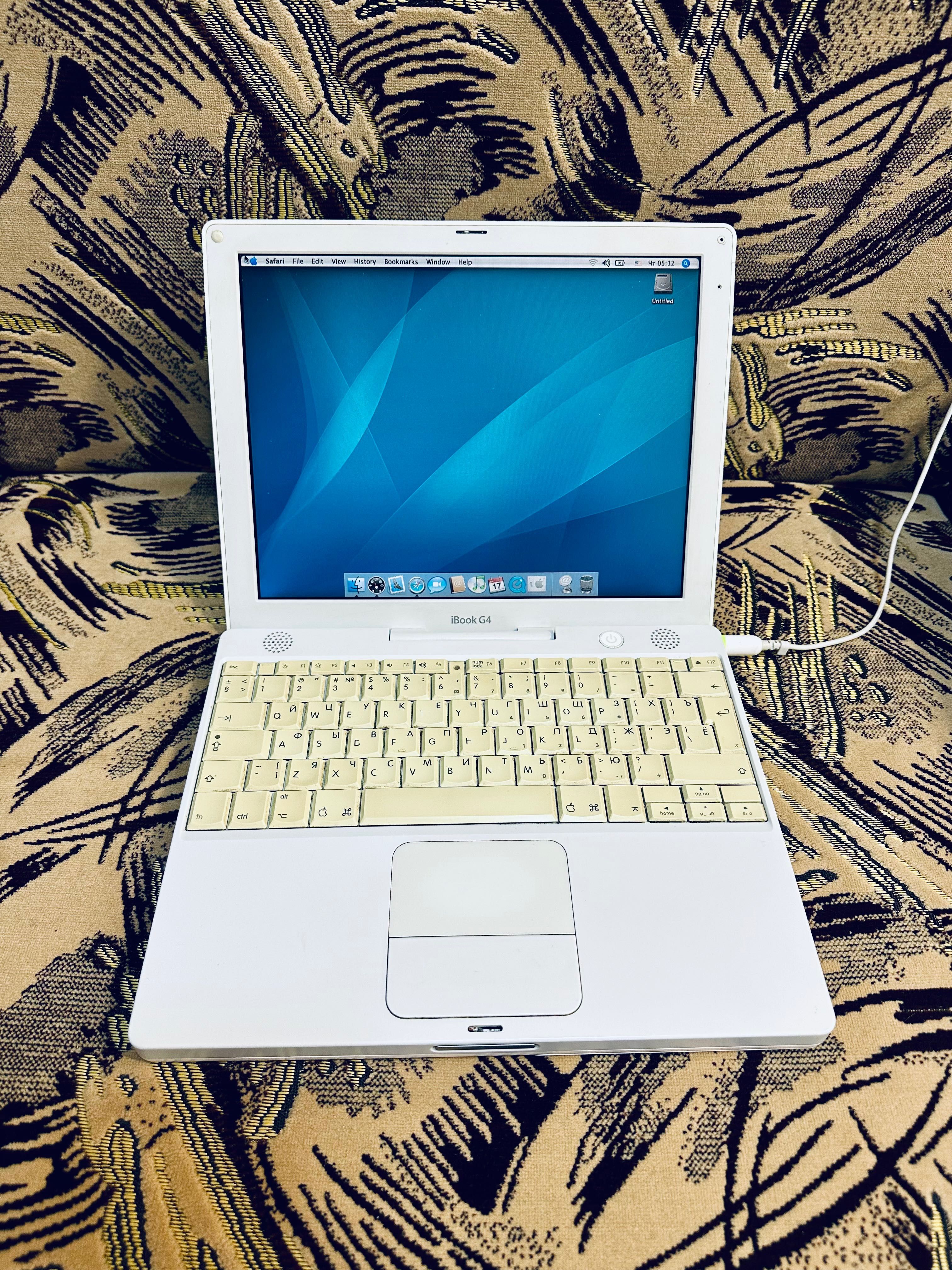 Раритет Apple iBook g4 A1054 2004р 1,2ghz/512mb/30gb/12.1inch MacBook