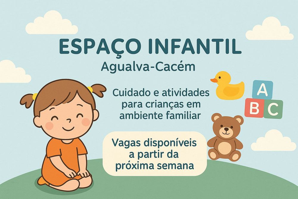 Espaço Infantil – Vagas para crianças (Agualva-Cacém)