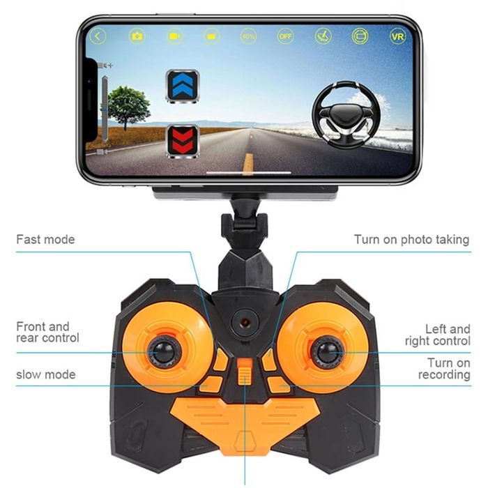 Samochód Terenowy Auto Z Kamerą Zdalnie Sterowany Cross Nagrywa