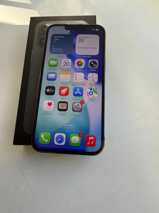 iPhone 13 Pro, Graphite, 128 GB, kondycja 100%