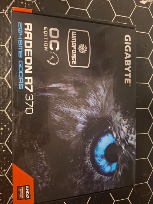 GIGABYTE Radeon R7 370 OC 2GB WINDFORCE - Stan bdb, Pudełko!