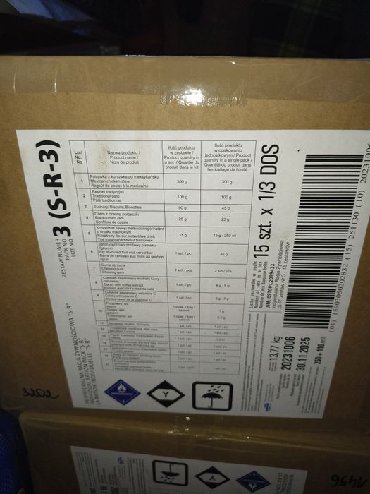 Wojskowe rację żywnościowe