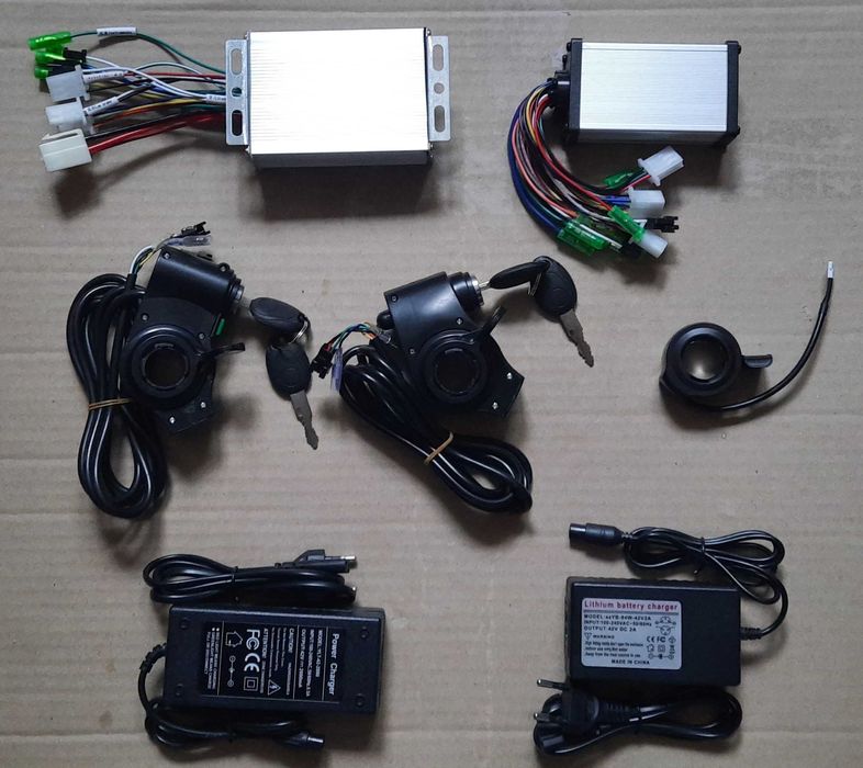 Контроллер вело,самокат  24/36 V 250 W.  36/48 V 350w. Ручка газа .