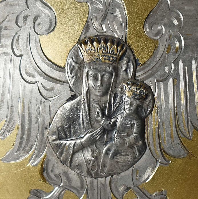 Ryngraf srebrny Polski - Matka Boska Częstochowska