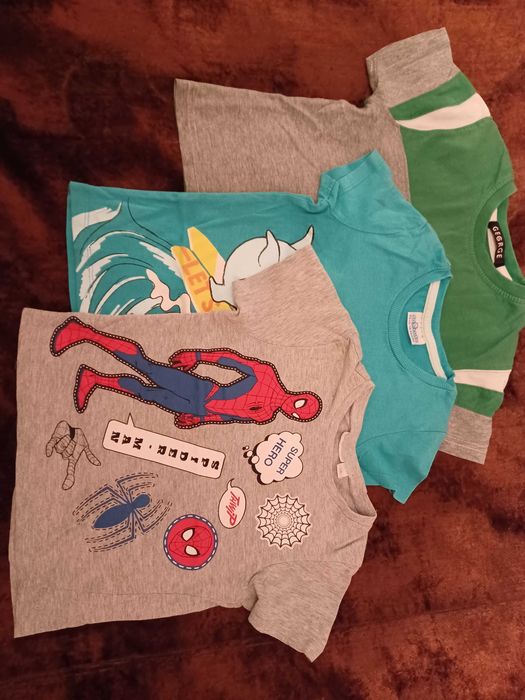 Koszulki T-shirt bluzki z krótkim rękawem 3 szt. SpiderMan, rozm.92/98