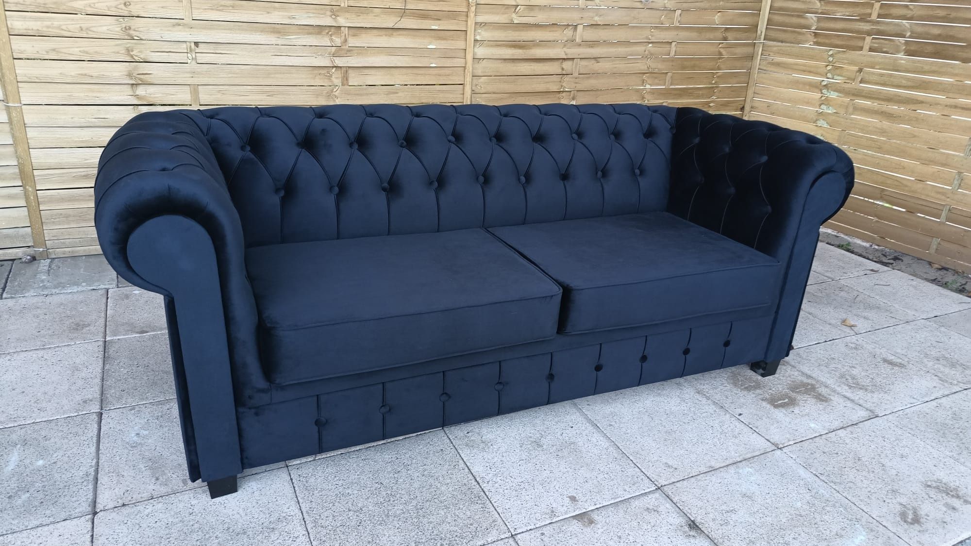 Sofa Chesterfield IV III II I. Narożnik.