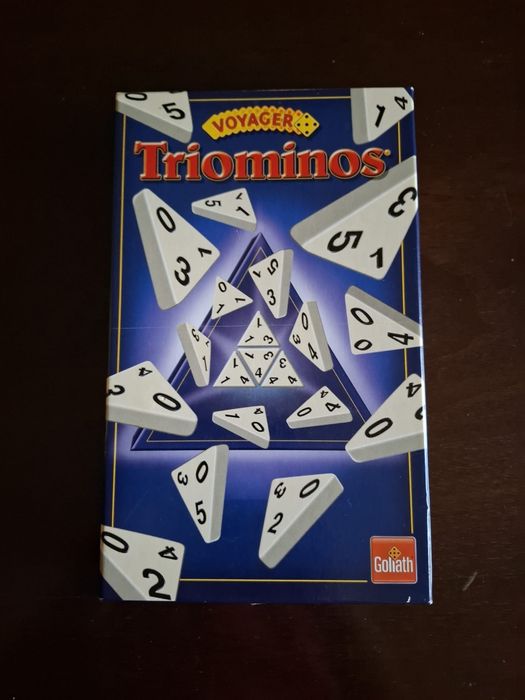 Jogo Tabuleiro Triominos Voyager 56 Peças