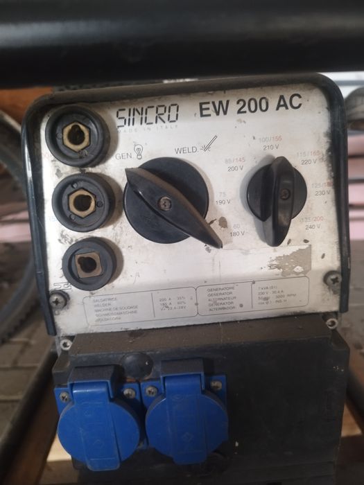 Agregat prądotwórczy hatz diesel że spawarka mma