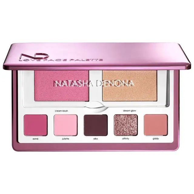 Natasha Denona love face eyeshadow & cheeks palette палетка