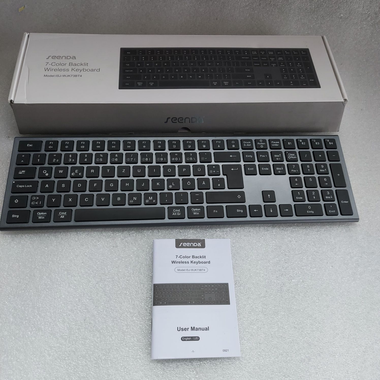 SUBBLIM Pure Wireless Bluetooth Extended Keyboard