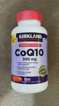 Вітамін бад коензим CoQ10 (300 мг/1 капсула) 100 капсул, Kirkland США.